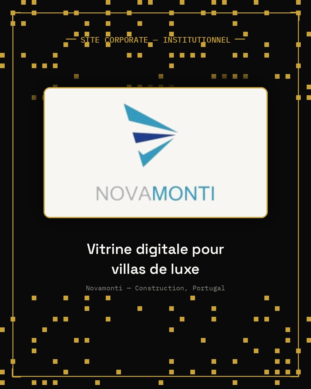 Novamonti — site corporate institutionnel